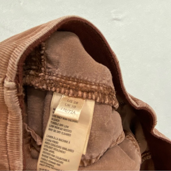 We The Free Orange Jayde Corduroy Flare Pants 27 - Picture 4 of 10